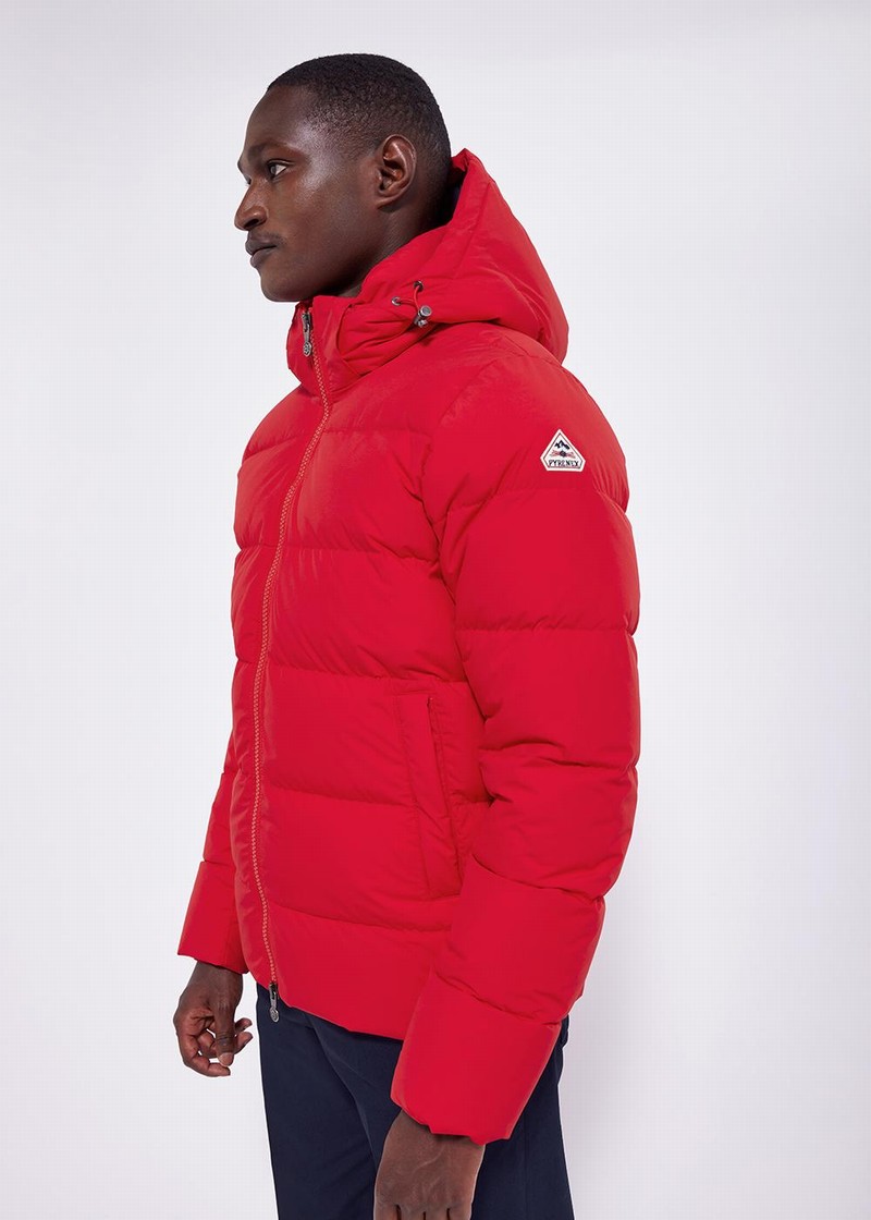 Men Pyrenex Spoutnic Down Jackets Red | HDC041C1610