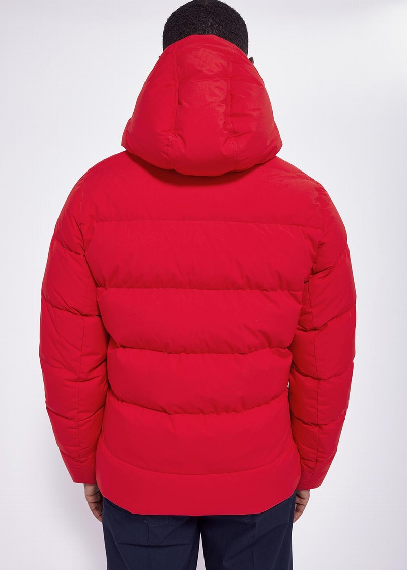 Men Pyrenex Spoutnic Down Jackets Red | HDC041C1610