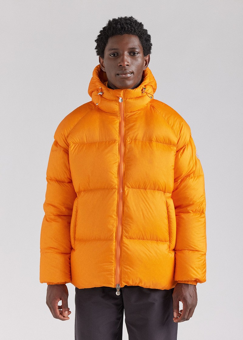 Men Pyrenex Sten Ripstop Cadium Down Jackets Yellow | HOF169F8338