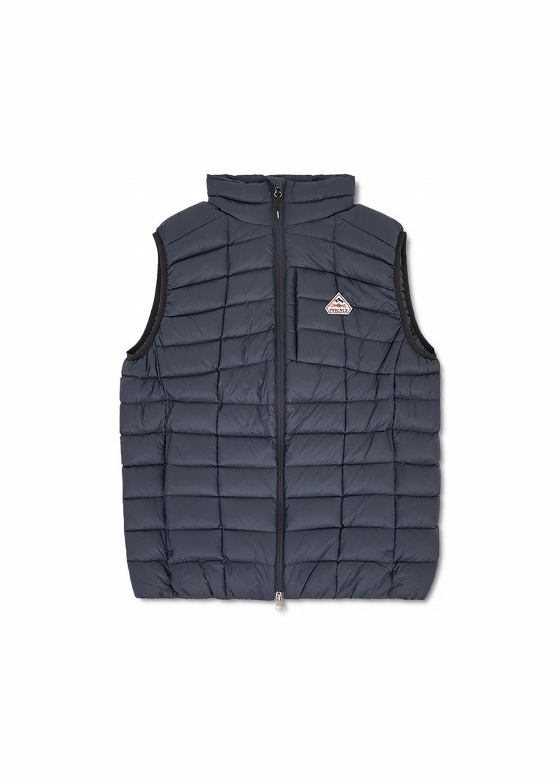 Men Pyrenex Zenith Lighweight And Packable Down Vest Navy | HKJ266J2214