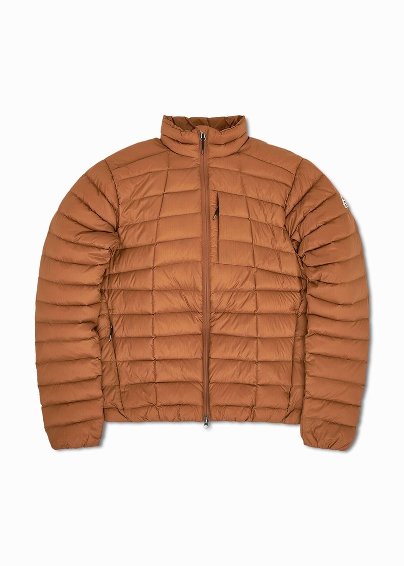 Men Pyrenex Zenith Sc Lighweight And Packable Down Jackets Brown | HAH485H0095