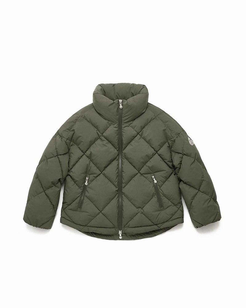 Women Pyrenex Adele Oversize Down Jackets Green | HRR188R7785