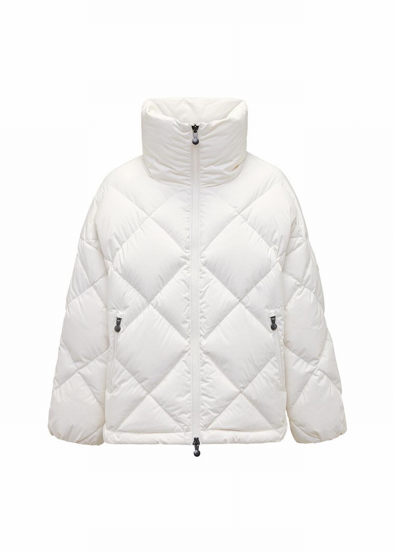 Women Pyrenex Adele Oversize Down Jackets White | HTY928Y5713