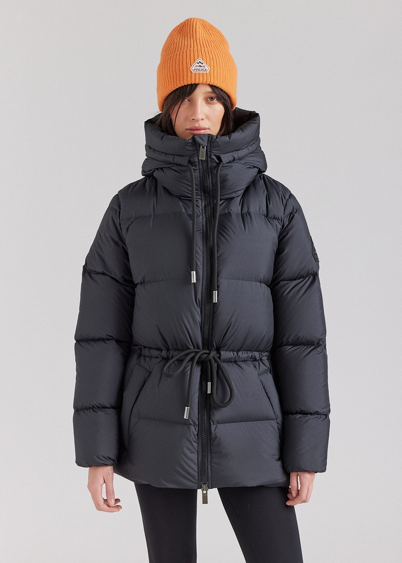 Women Pyrenex Amelia Down Jackets Black | HLY108Y7698