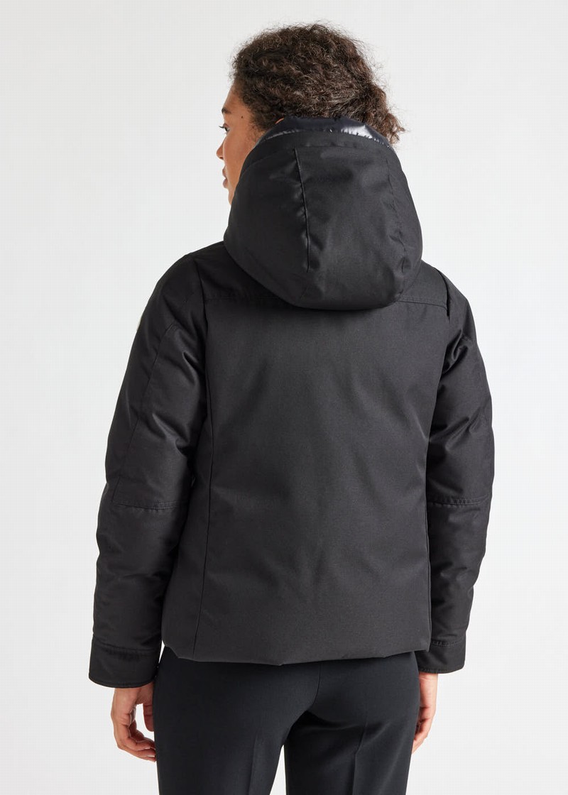 Women Pyrenex Charlotte Short Down Jackets Black | HMR588R8011