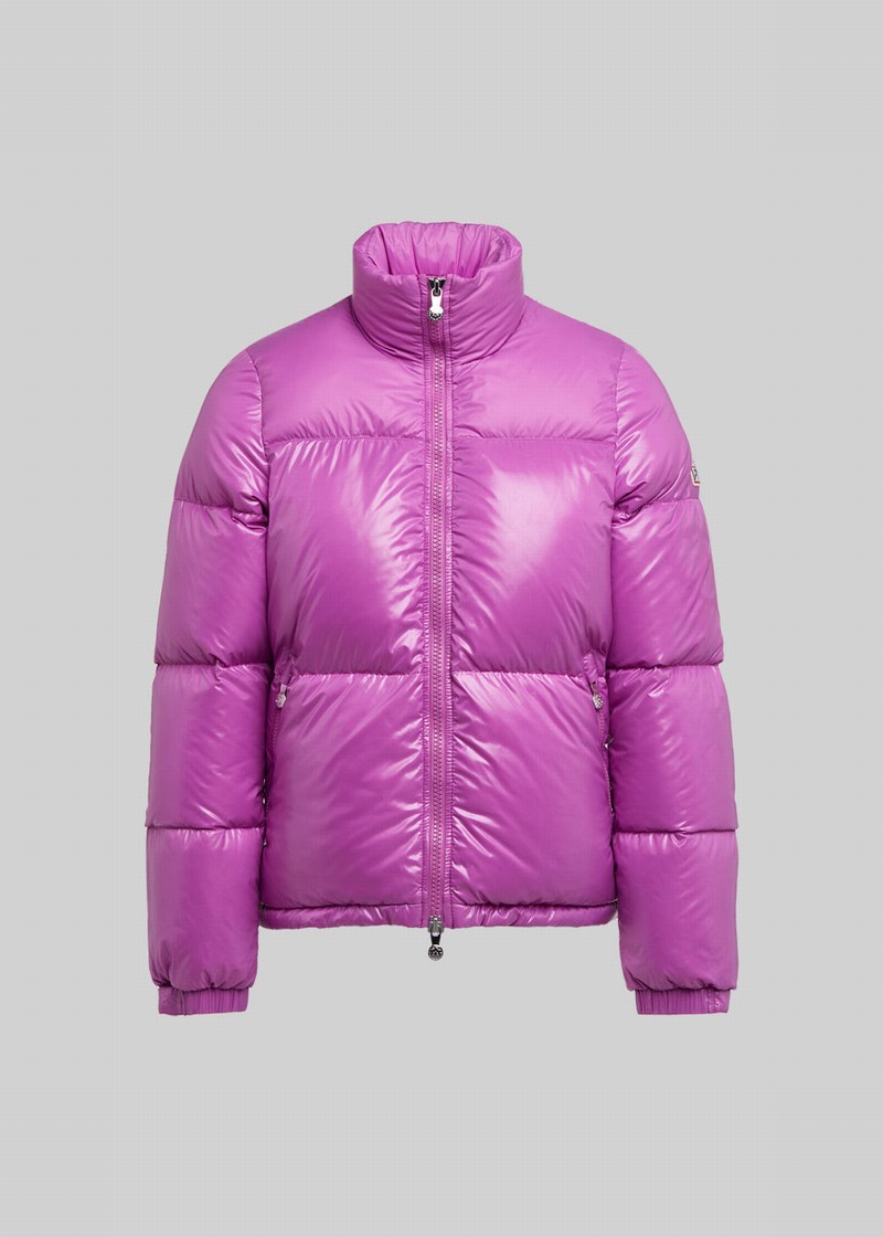 Women Pyrenex Goldin Short And Shiny Down Jackets Fuchsia | HCR139R0149