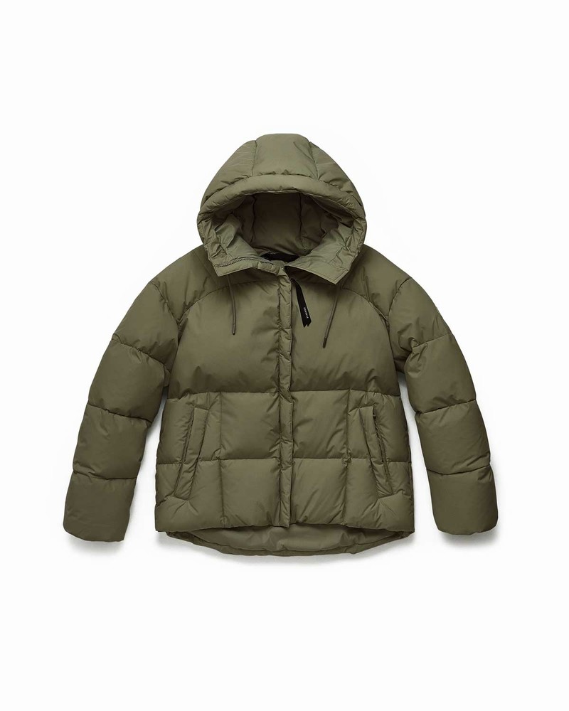 Women Pyrenex Harmonie Down Jackets Green | HPU462U8187