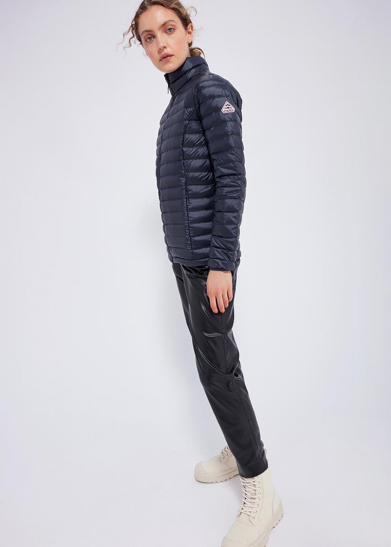 Women Pyrenex Masha Sc Light Down Jackets Navy | HQJ380J7962