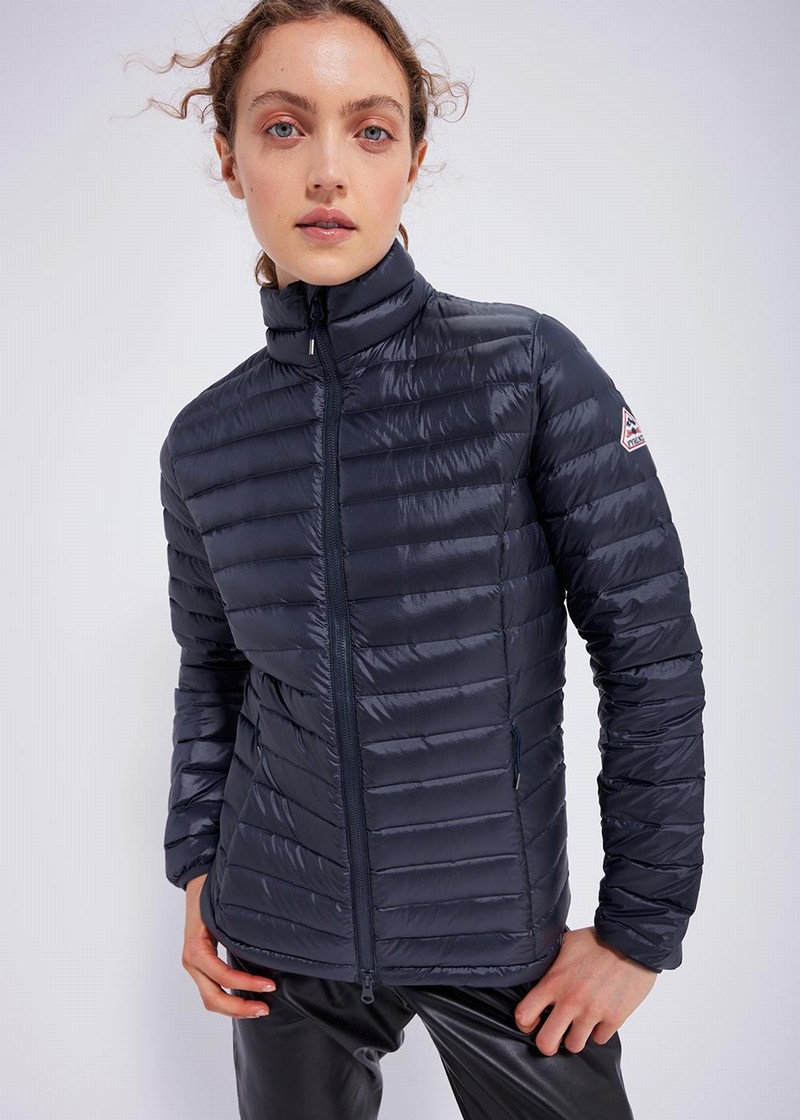 Women Pyrenex Masha Sc Light Down Jackets Navy | HQJ380J7962