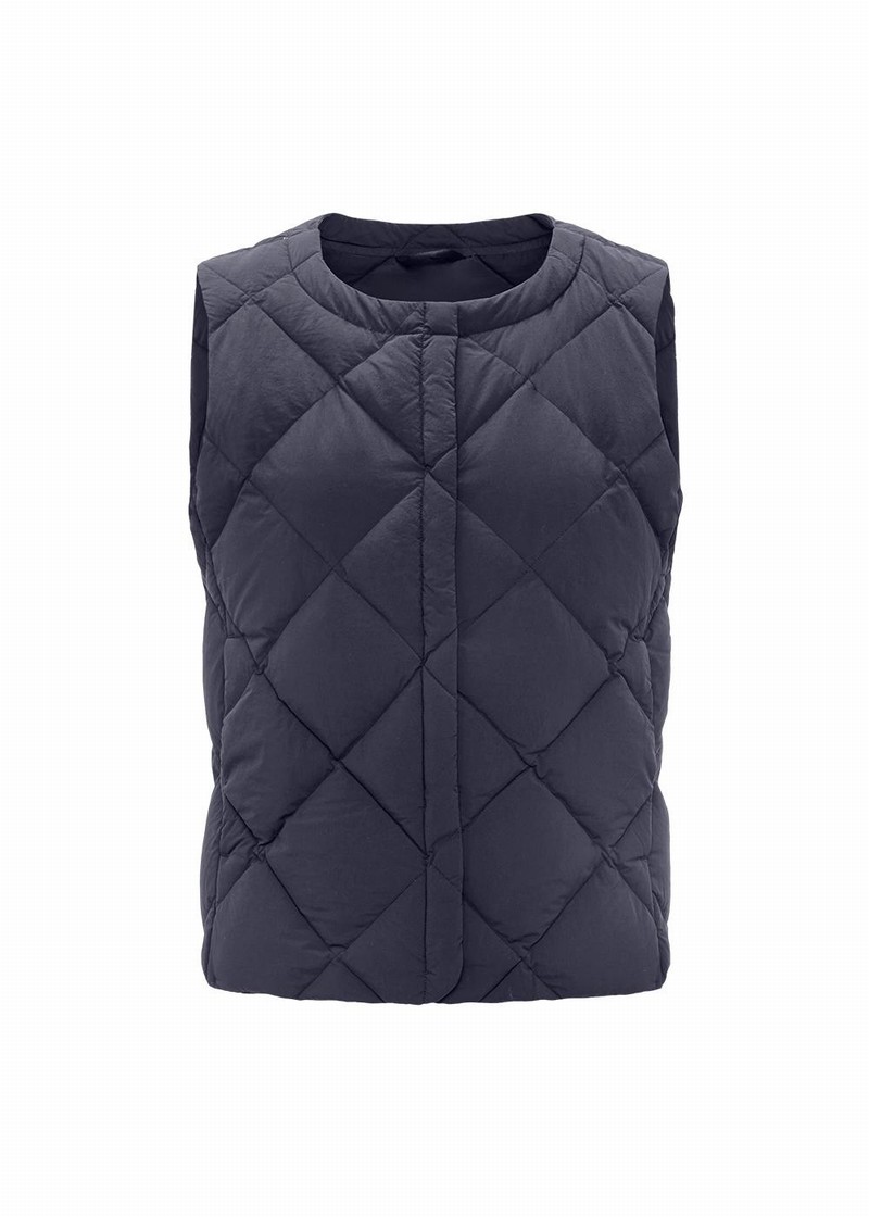 Women Pyrenex Nacre Lightweight Down Vest Black | HFY879Y9398