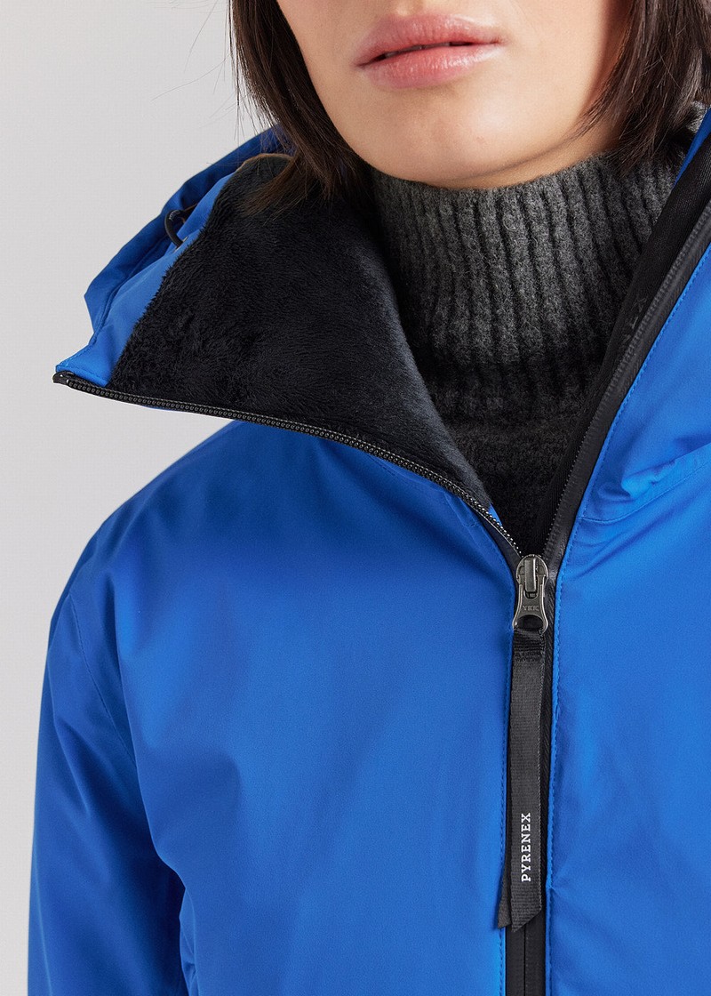 Women Pyrenex Nova Down Coats Blue | HQK834K5173