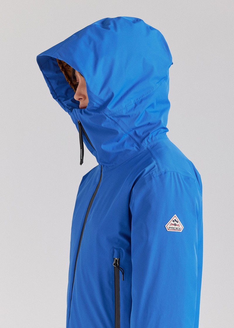 Women Pyrenex Nova Down Coats Blue | HQK834K5173