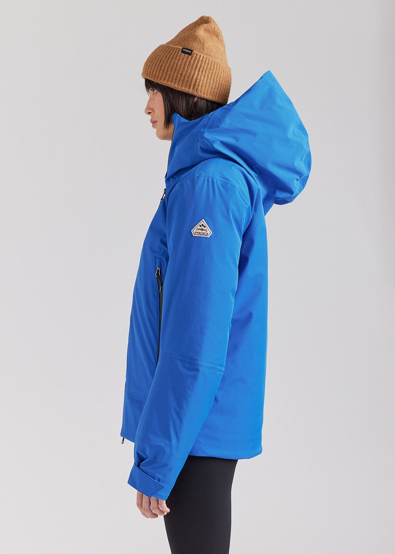 Women Pyrenex Nova Down Coats Blue | HQK834K5173