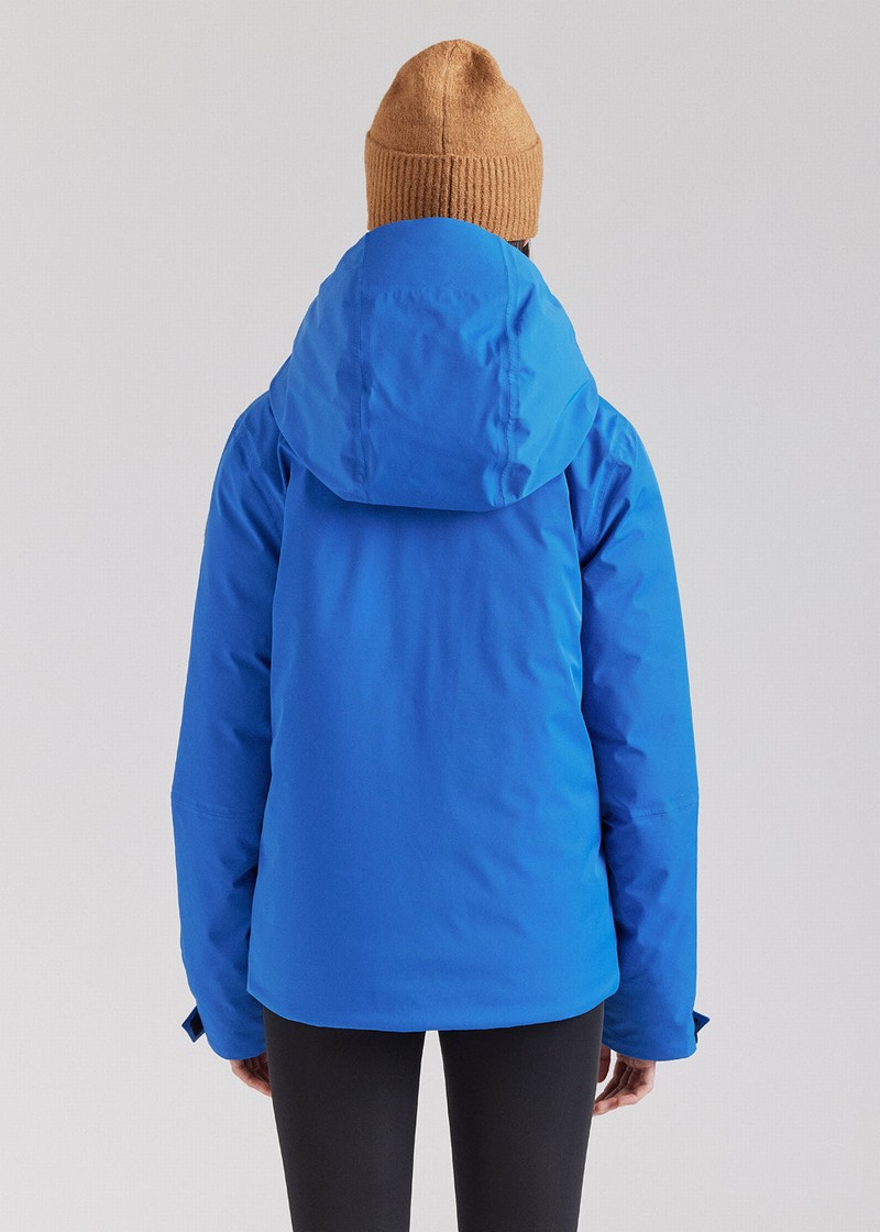 Women Pyrenex Nova Down Coats Blue | HQK834K5173