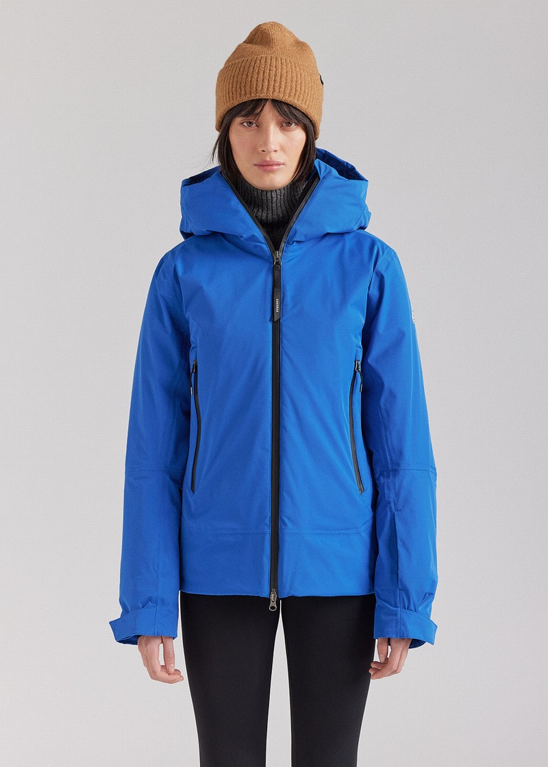 Women Pyrenex Nova Down Coats Blue | HQK834K5173