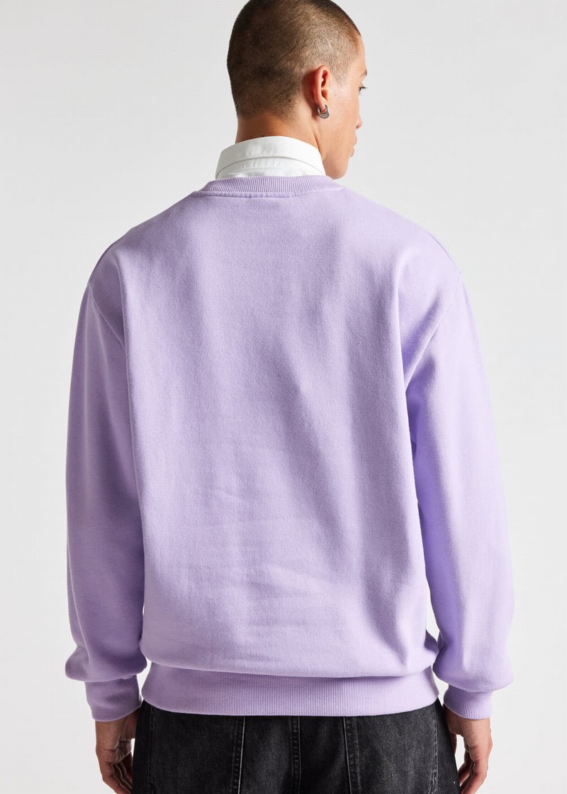 Women Pyrenex Phase Sweater In Organic Cotton Sweaters Lavender | HFX007X6067