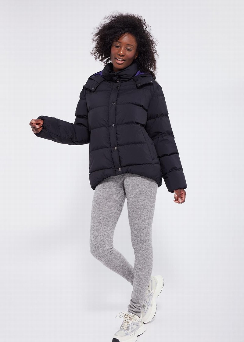 Women Pyrenex Plume 2 Down Jackets Black | HYS166S1266