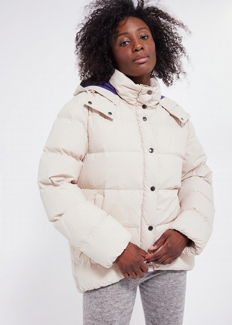 Women Pyrenex Plume 2 Down Jackets White | HTL237L3430