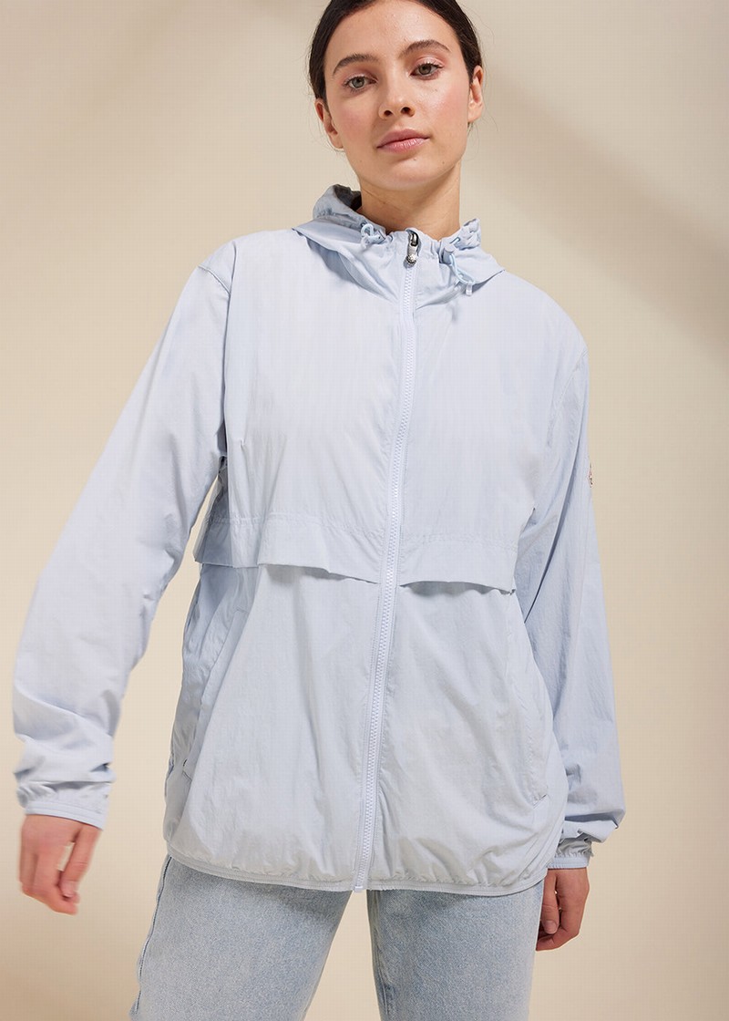 Women Pyrenex Ridge Windbreaker Grey | HFF018F8583