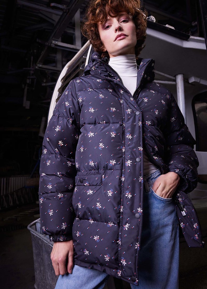 Women Pyrenex Roseanna Down Jackets Navy | HQZ318Z0331