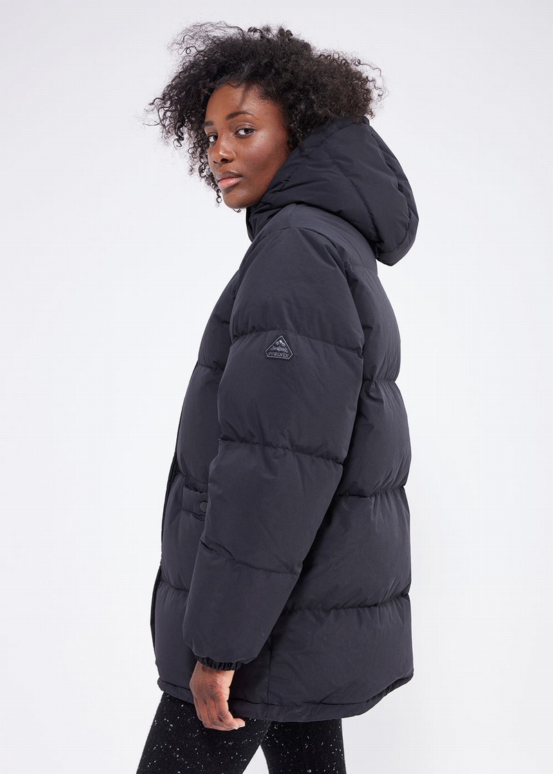 Women Pyrenex Roseanna Getty Down Jackets Black | HYB544B9211