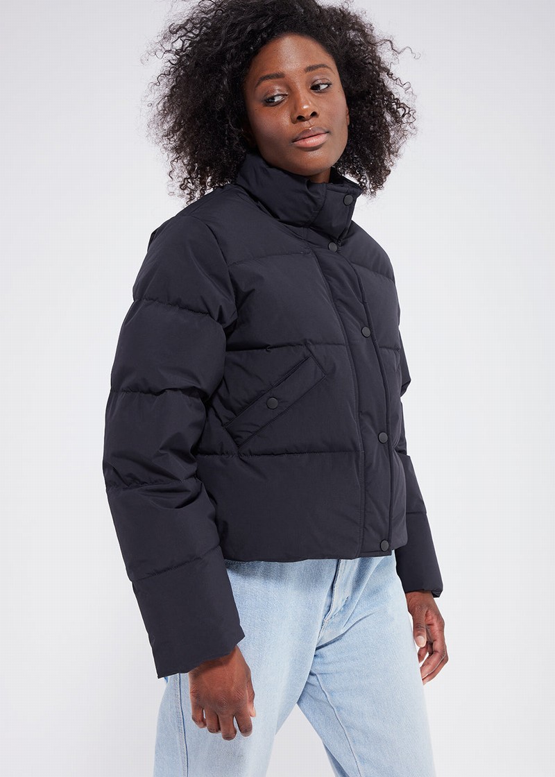 Women Pyrenex Roseanna Lodge Down Jackets Black | HQP698P0795