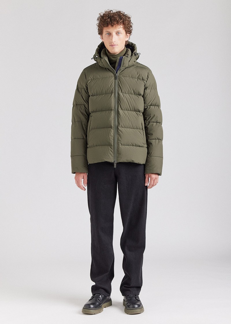 Women Pyrenex Spoutnic Down Jackets Green | HJC975C6387