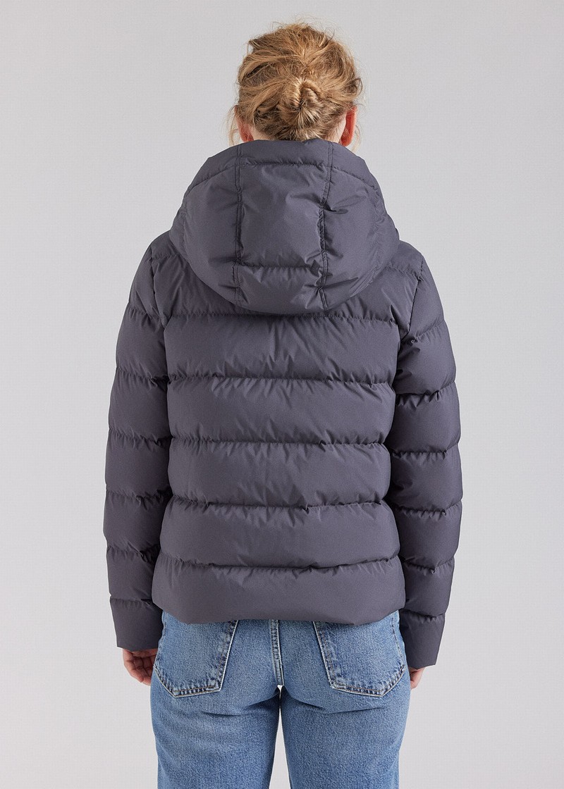 Women Pyrenex Spoutnic Down Jackets Grey | HQY203Y0798