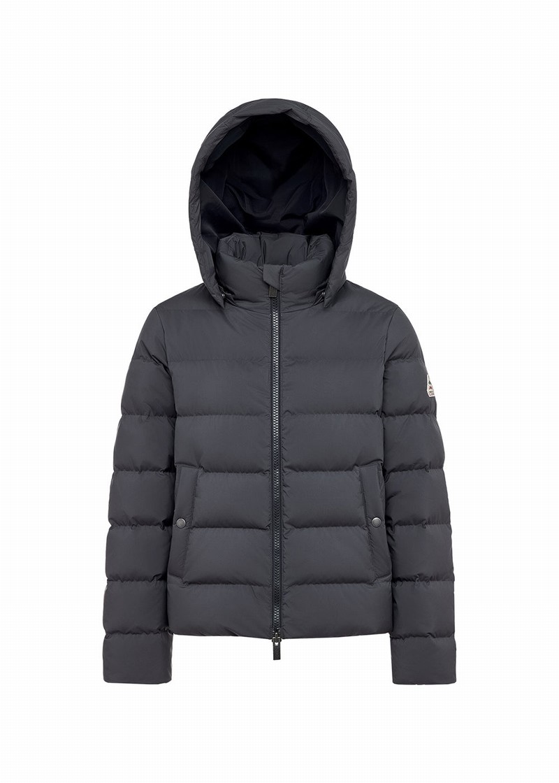 Women Pyrenex Spoutnic Down Jackets Grey | HQY203Y0798