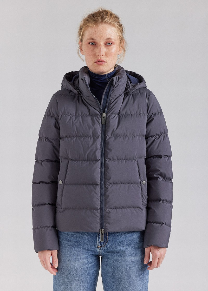 Women Pyrenex Spoutnic Down Jackets Grey | HQY203Y0798