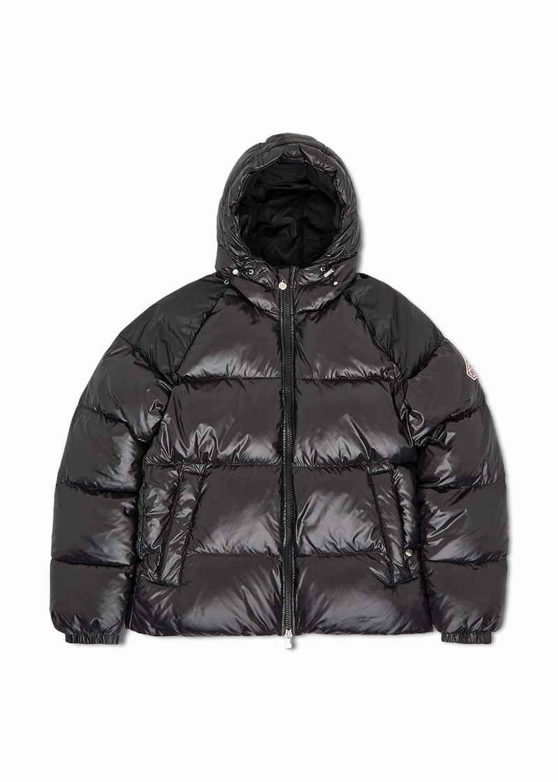 Women Pyrenex Sten Hooded Down Jackets Black | HPQ951Q6486