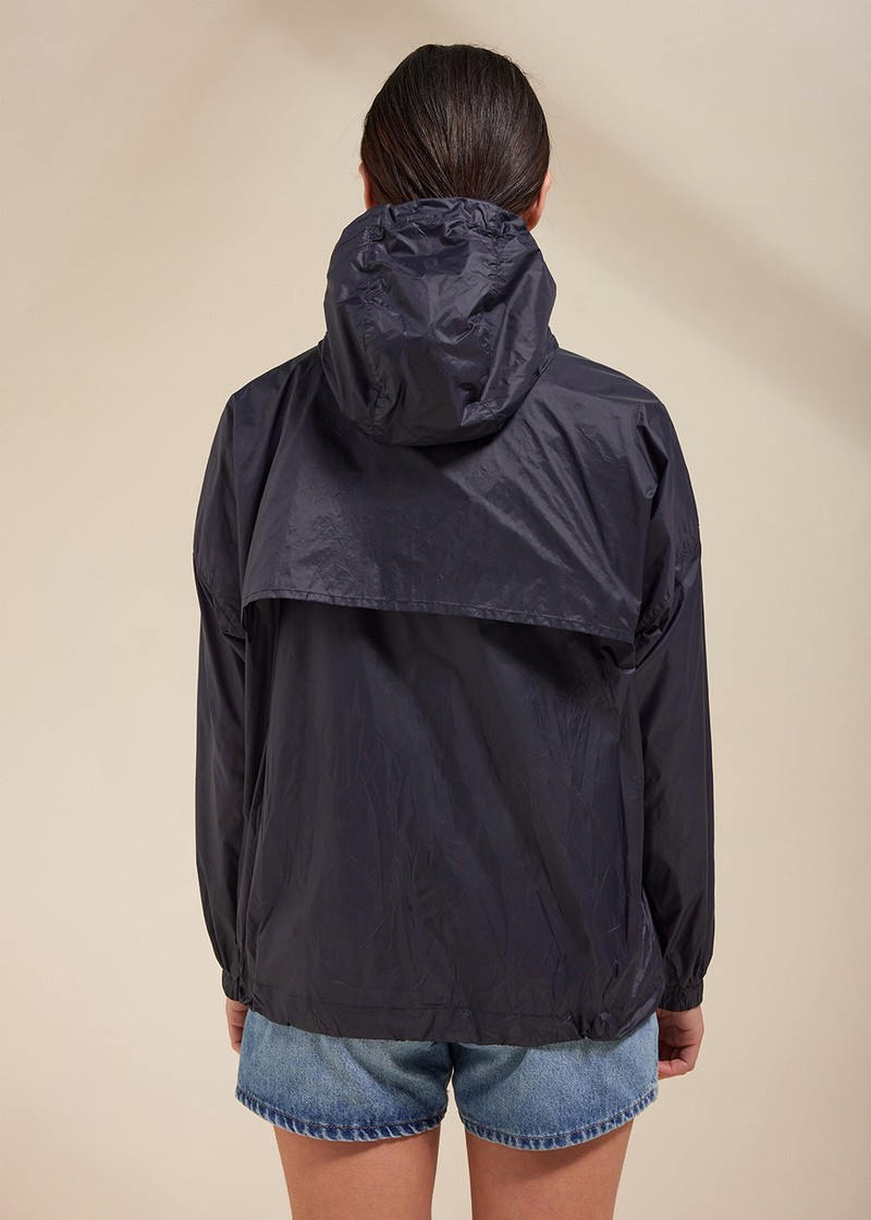 Women Pyrenex Zinnia Windbreaker Navy | HBX699X9052